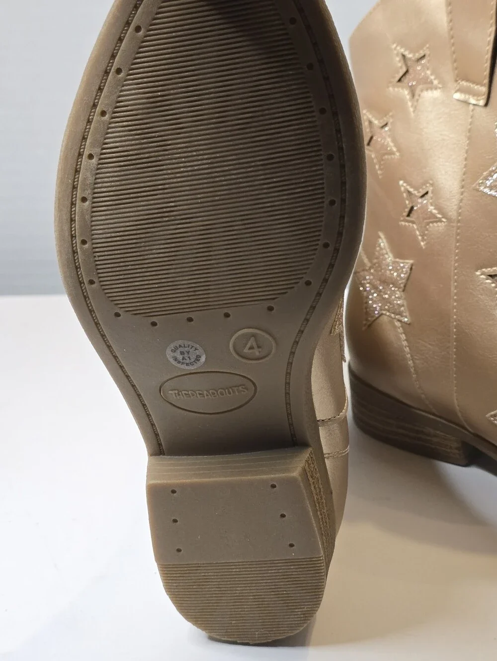 Thereabouts Rose Gold Cowgirl Boots Size 4